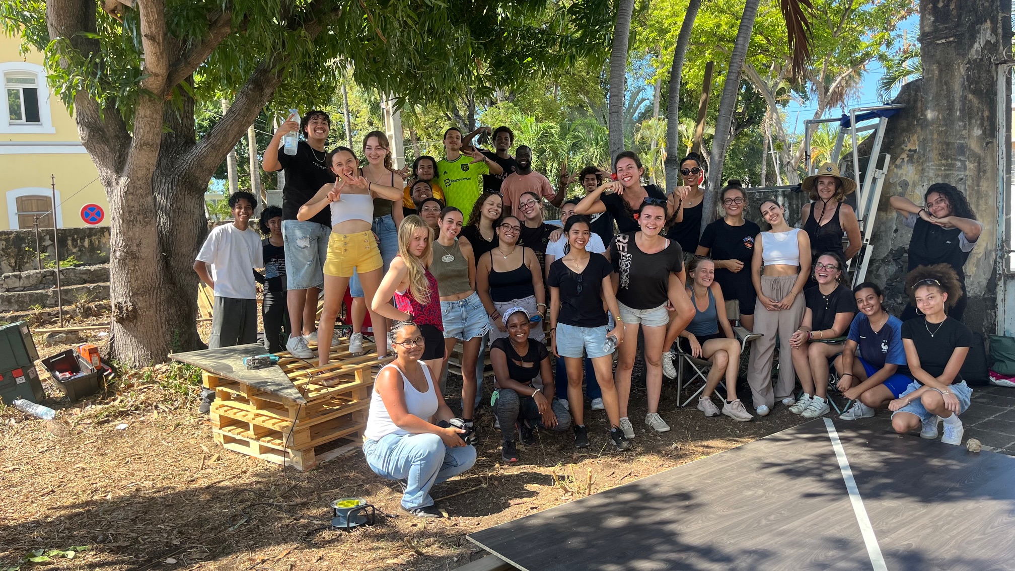 Les étudiants de l'ENSA et de l'ESA de La Réunion